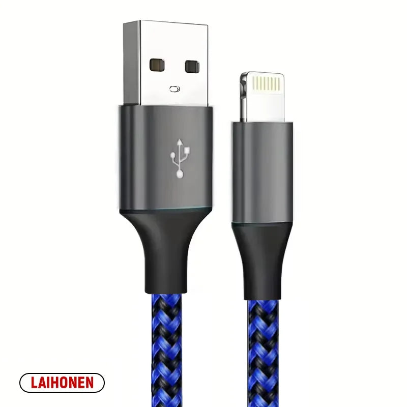 1M 2M 3M USB A zu Lightning MFi-zertifiziertes Kabel für iPhone 14 13 12 11 X XR Pro Max Schnellladekabel Ladegerät Datenkabel
