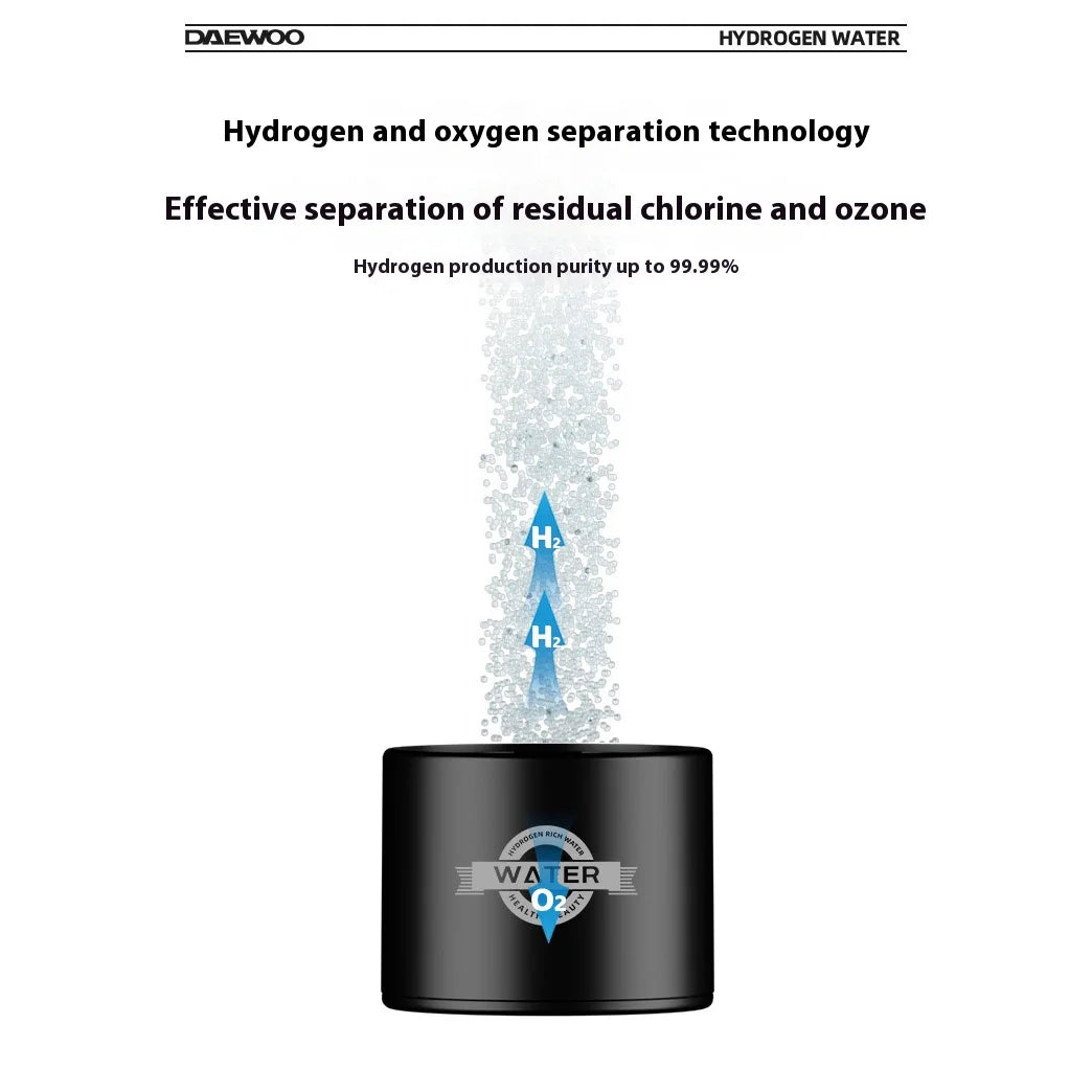 1L Haushaltswasserstoffwasserflasche mit großer Kapazität und hoher Konzentration, SPE-Elektrolyse kann Restchlor und Ozon trennen