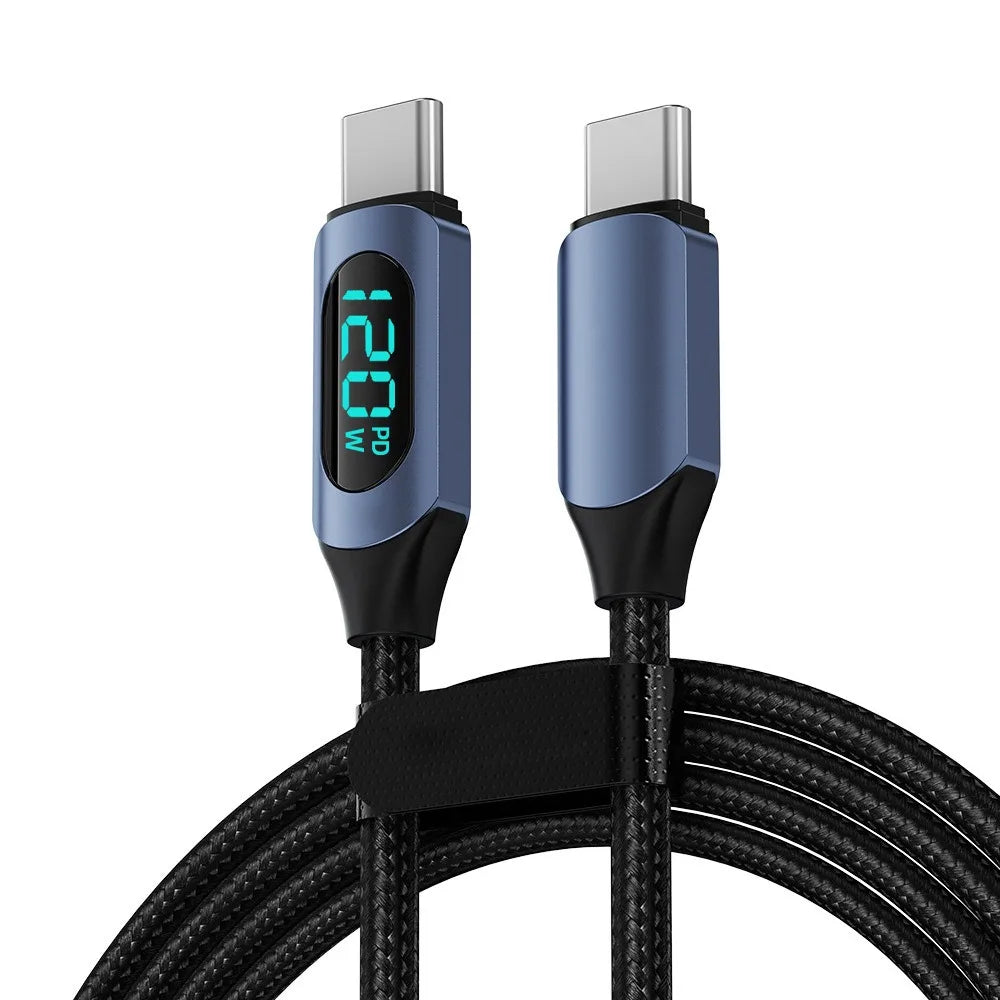 120 W USB C Datenkabel PD USB A auf USB C Kabel Schnellladekabel Typ C auf Typ C Schnellladekabel Linie