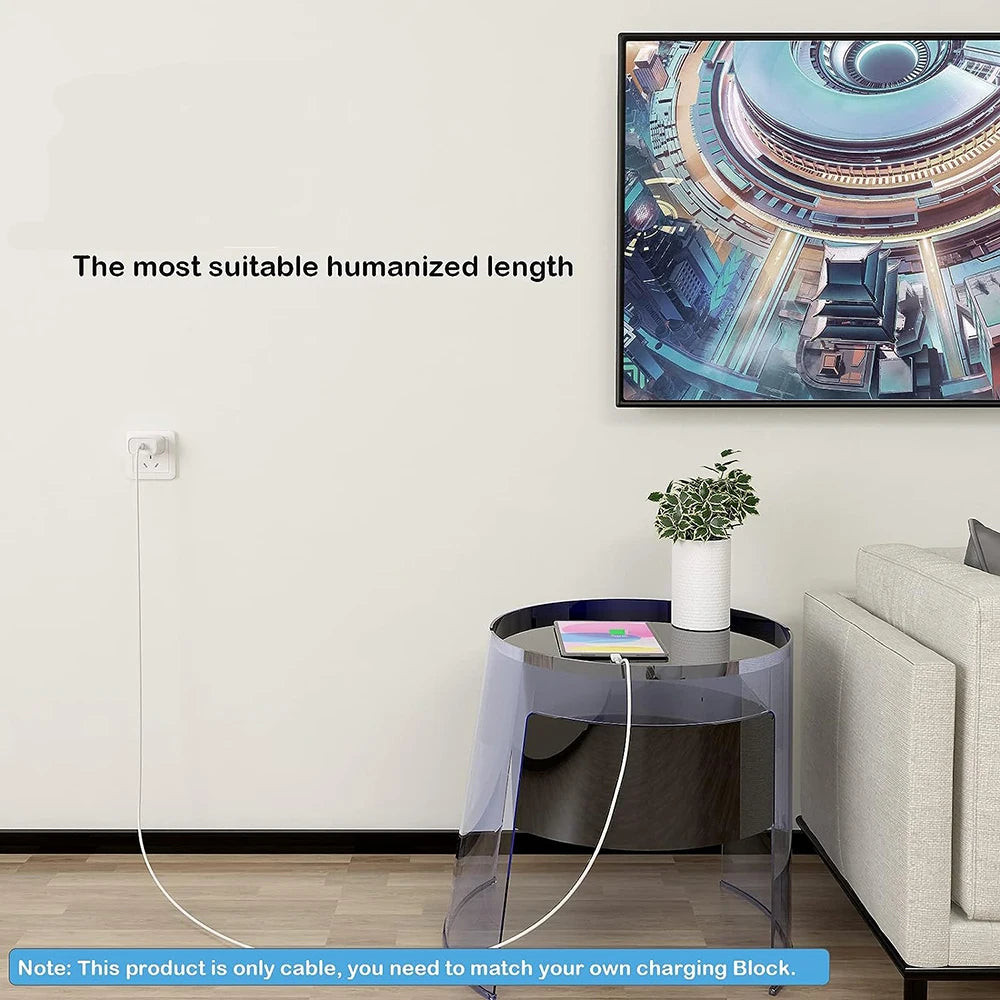 USB-C-Kabel zum USB-C-Kabel, 60 W, schnelles Laden, Ladekabel, unterstützt schnelles Laden für iPhone 16, Samsung, Xiaomi, Huawei, Telefone usw