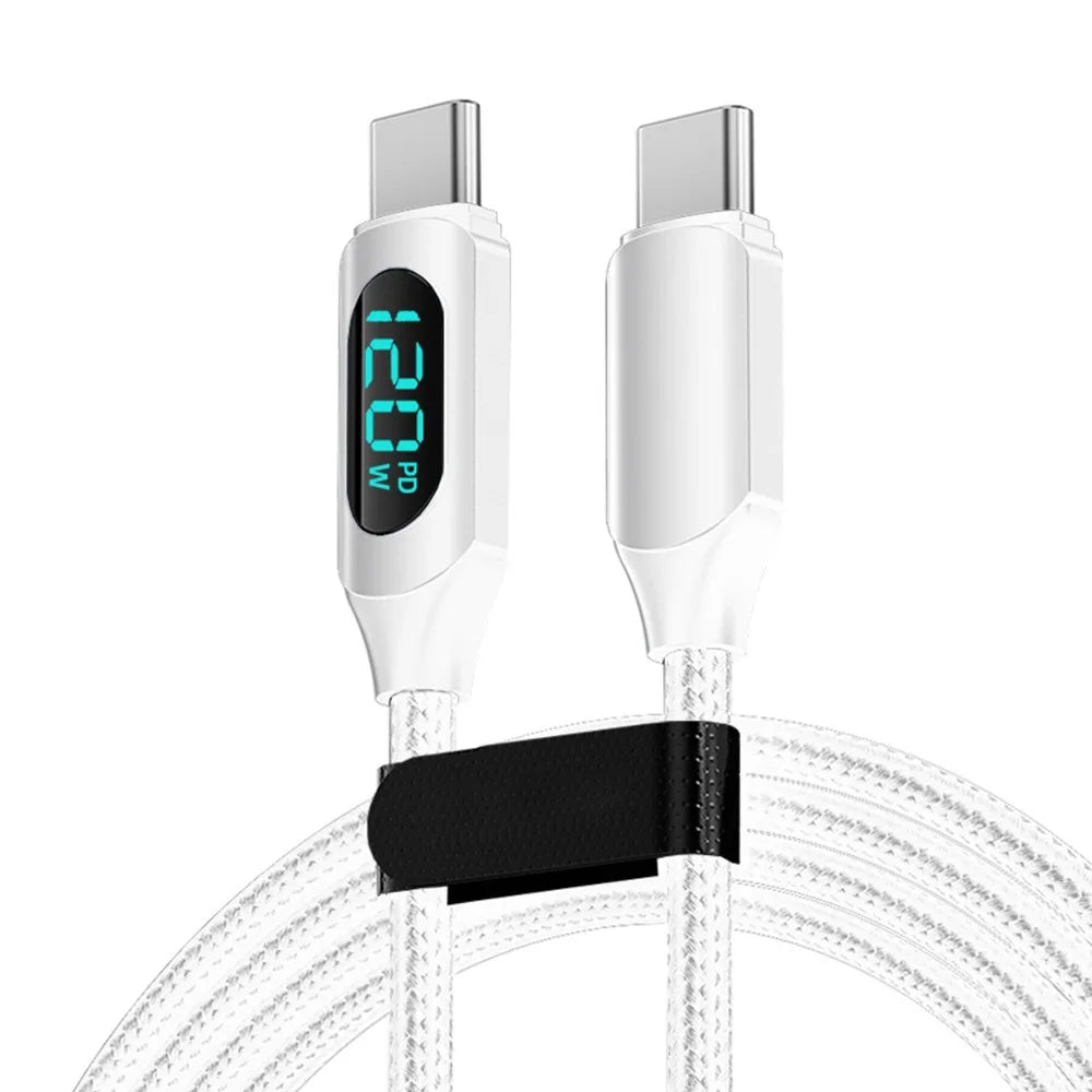 120 W USB C Datenkabel PD USB A auf USB C Kabel Schnellladekabel Typ C auf Typ C Schnellladekabel Linie