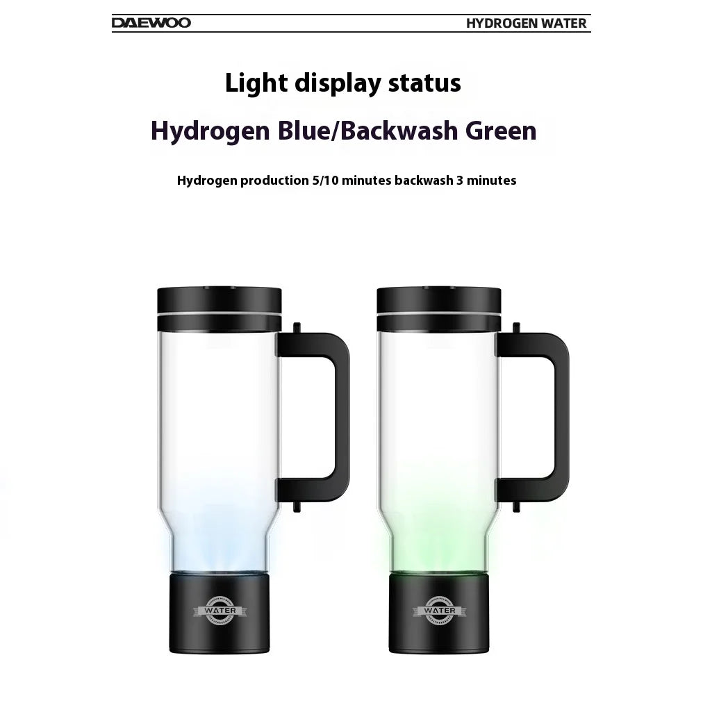 1L Haushaltswasserstoffwasserflasche mit großer Kapazität und hoher Konzentration, SPE-Elektrolyse kann Restchlor und Ozon trennen