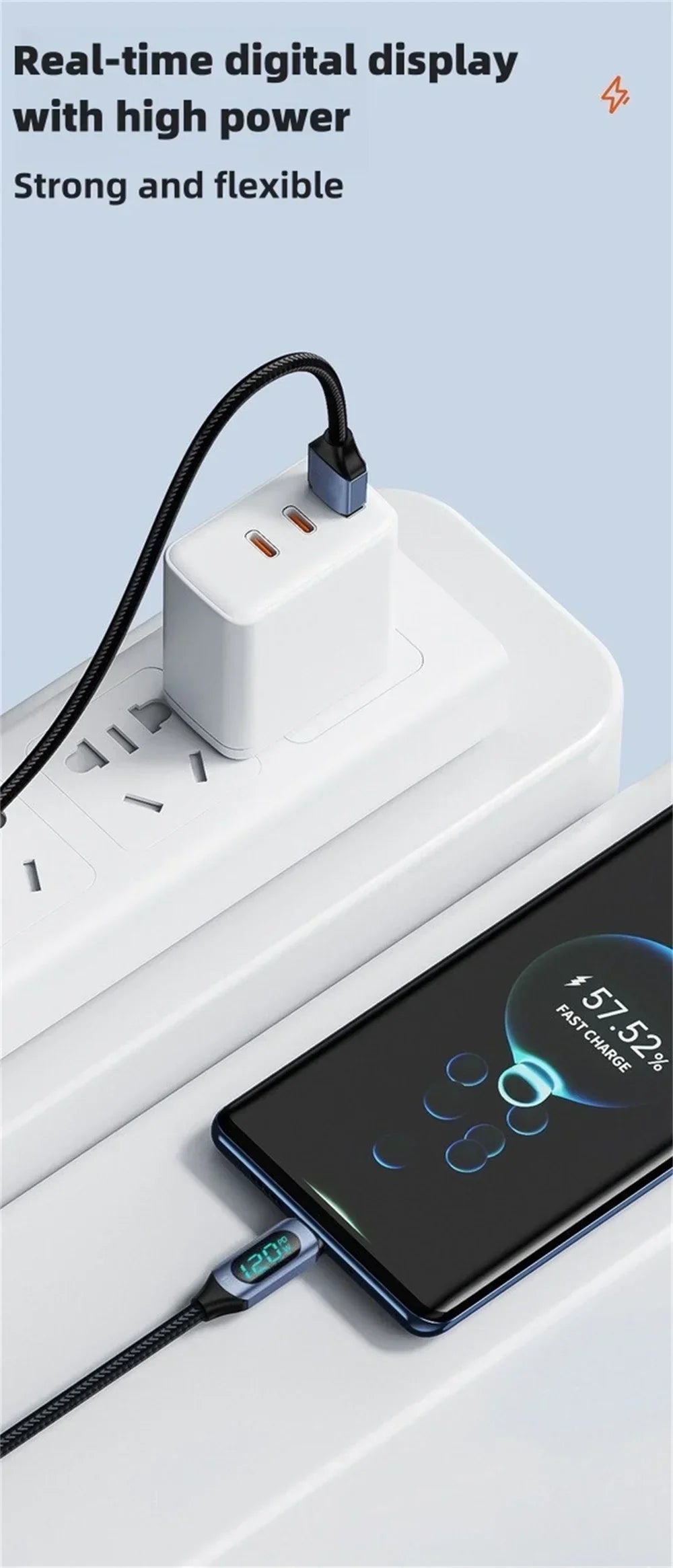 120 W USB C Datenkabel PD USB A auf USB C Kabel Schnellladekabel Typ C auf Typ C Schnellladekabel Linie